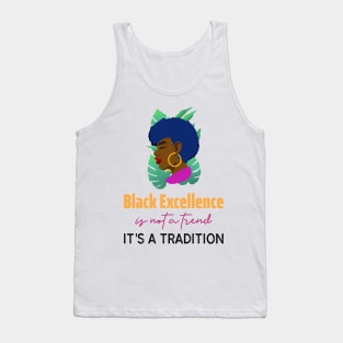 Black Excellence Tank Top